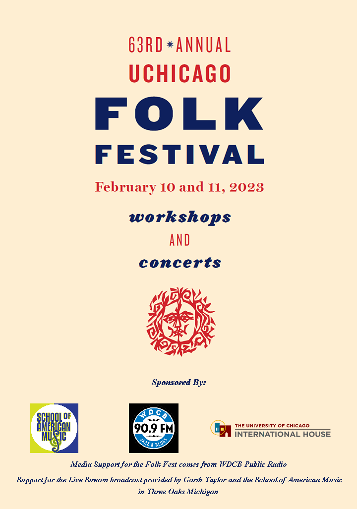 63nd Annual University of Chicago Folk Festival February 1011, 2023